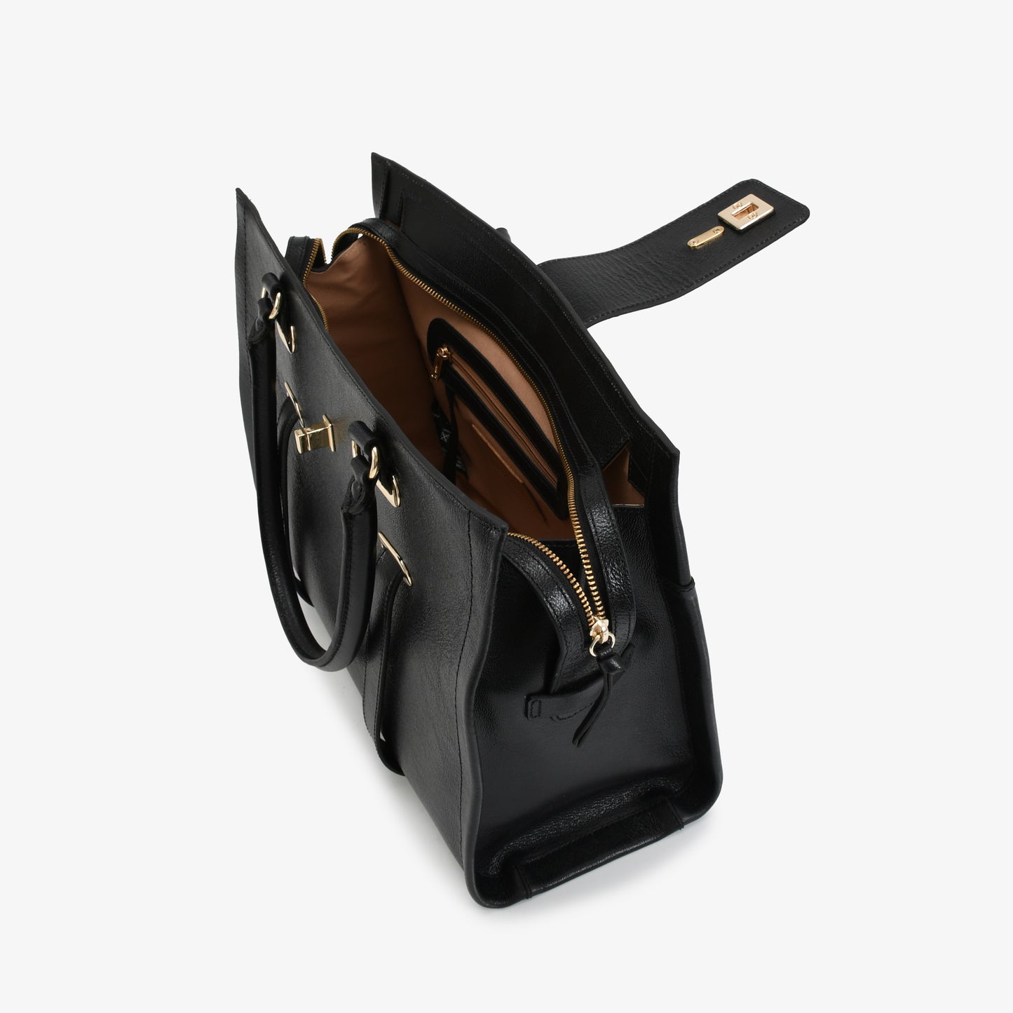 JB Bellagio Satchel Jet Noir