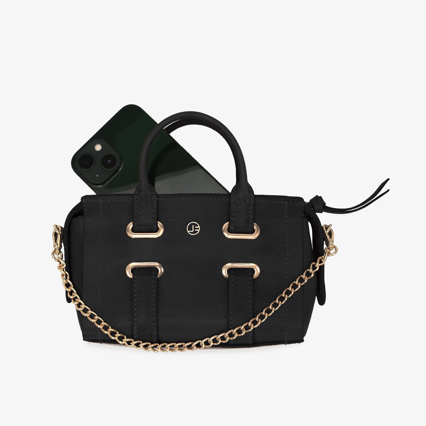 JB Bellagio Satchel Jet Noir