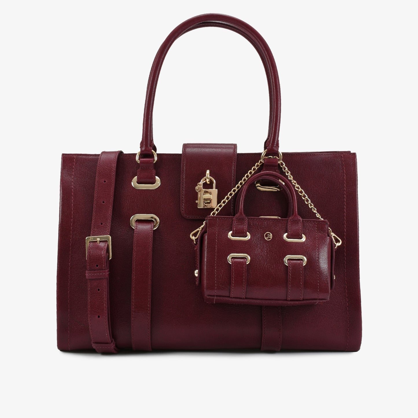 JB Bellagio Satchel Jet Noir