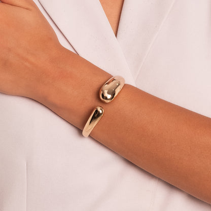 Colleen - rounded bracelet in radiant gold