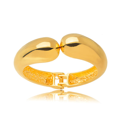 Colleen - rounded bracelet in radiant gold