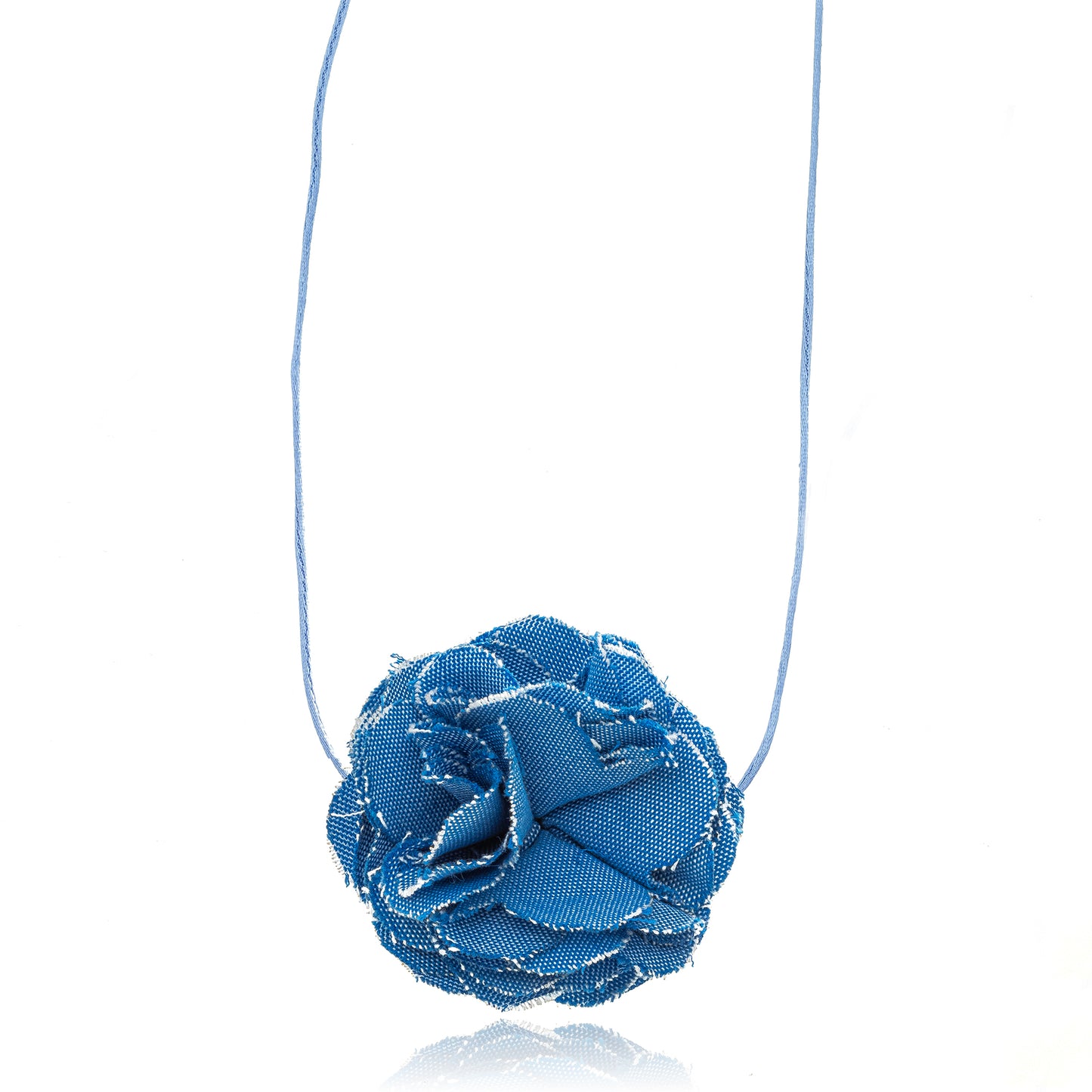 Francesca - neckwear featuring a medium-sized flower pendant on a slim cord