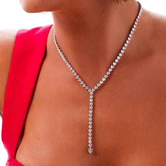 Lais - Riviera Y Necklace Crafted from Zirconia