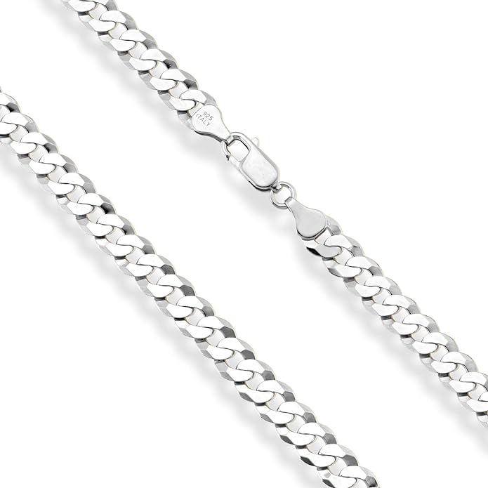 John - Men's chain in 925 silver in different weaves, lengths, and weights