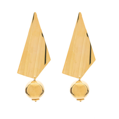 Pirâmide Geométrico Earring