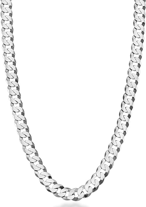 John - Men's chain in 925 silver in different weaves, lengths, and weights