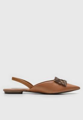 JB Amber Buckle Flat
