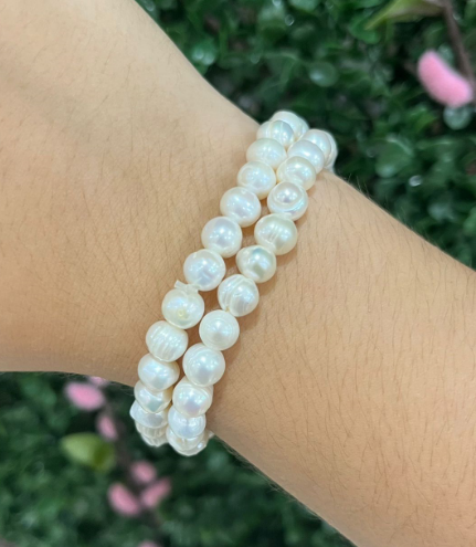 Allie - double pearl bracelet