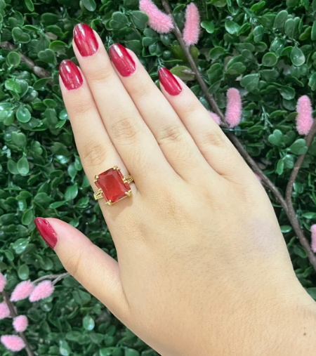 Savannah - red stone ring