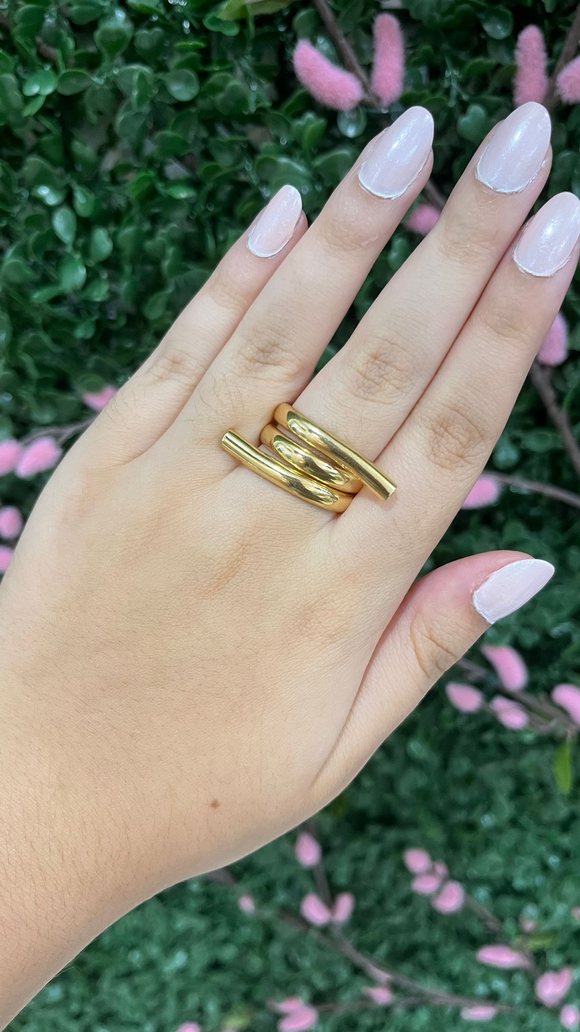 Gabi- gold wire ring