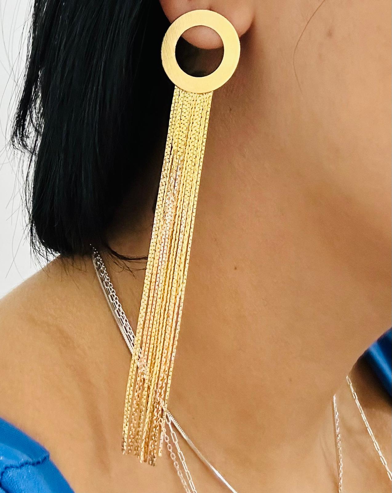 Juniper - Fringen Tassel Drop Earrings