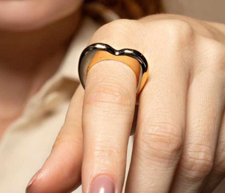 Hadley- Gold heart shaped ring