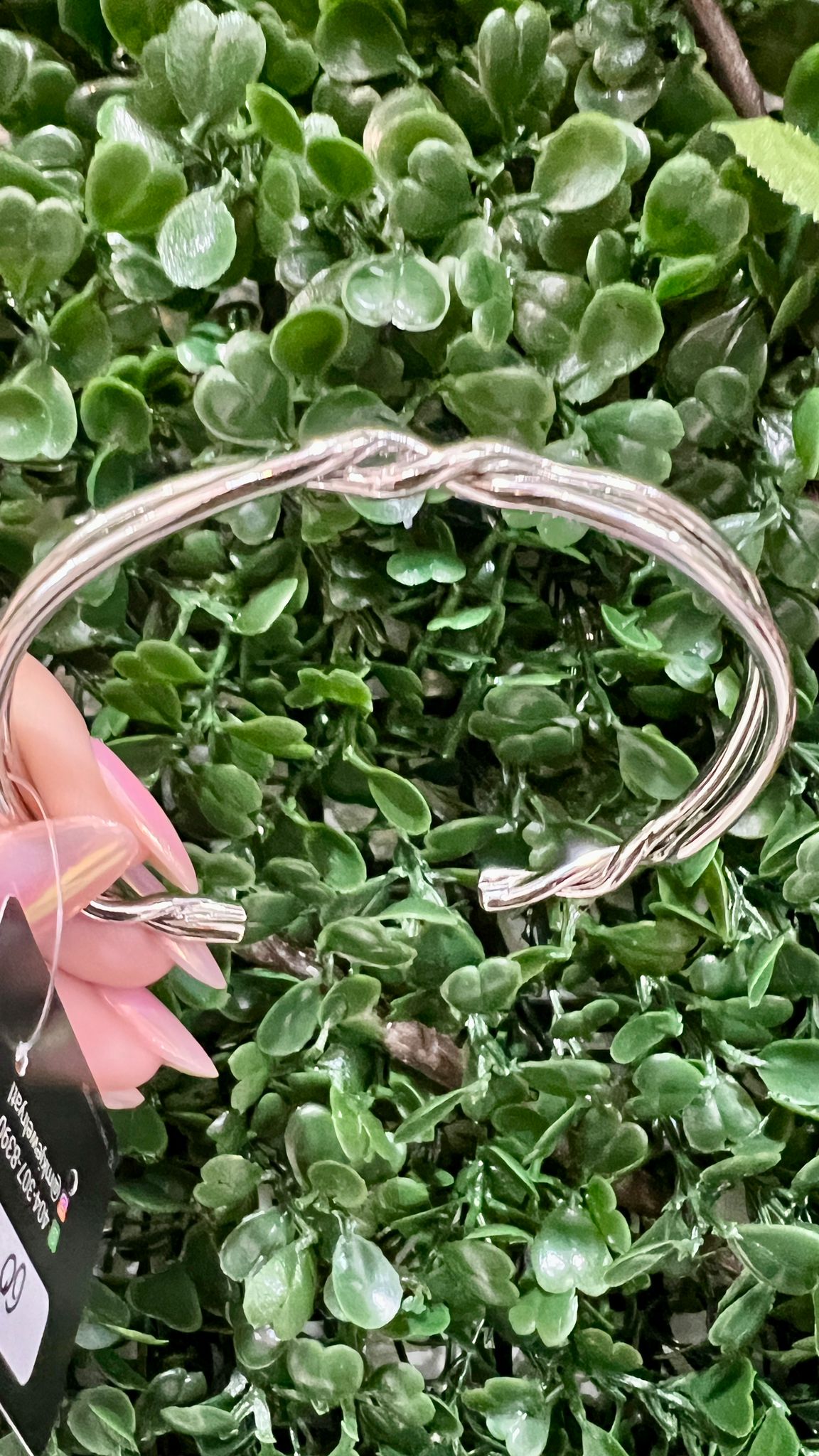 Rose- Gold and Silver knot bracelet