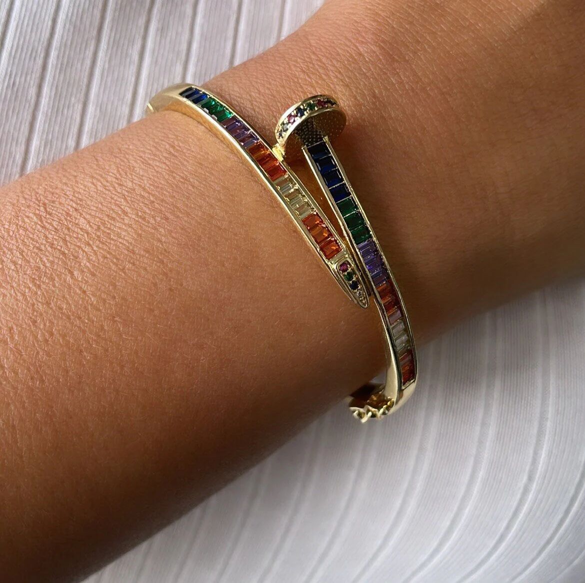 Addy - multicolor nail bracelet